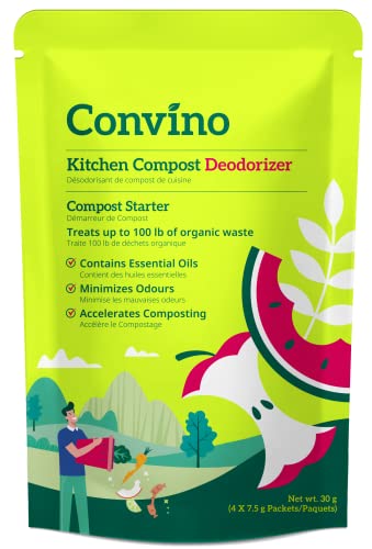 A Compost Starter/Accelerator Which Help to Reduce Kitchen Waste Odor and Convert Yard Waste to Fertile Humus for All Composting Systems. Comes in 1 Package That Contains 4 Packets Inside