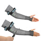 Schwer 2 Pairs 18in A6 Cut Resistant Arm Sleeves for Gardening, S903 - color: Dark Grey, size: 18 In-2 Pairs