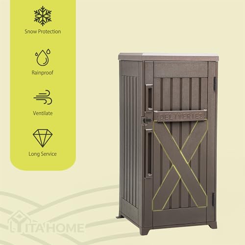 YITAHOME 60-Gallon Secure Package Delivery and Storage Box