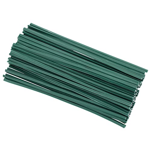 ONLYKXY 80pcs plastic Twist Ties Plant Ties Reusable Bread Twist Ties cake pop ties Cable Ties Candy Ties for Bags 4 Inch (Green) - color: Green
