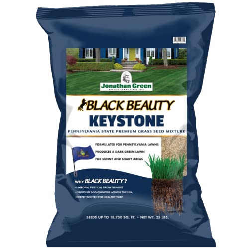 Jonathan Green Black Beauty Keystone PA Grass Seed - 25 lb - size: 25 lb
