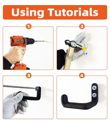 Chainsaw Hanger, 3 Pack Chainsaw Holder Wall Mount, Chainsaw Storage Hook - color: 3 Pack Hanger