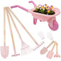 Kids Gardening Set with Wheelbarrow Birthday Gifts