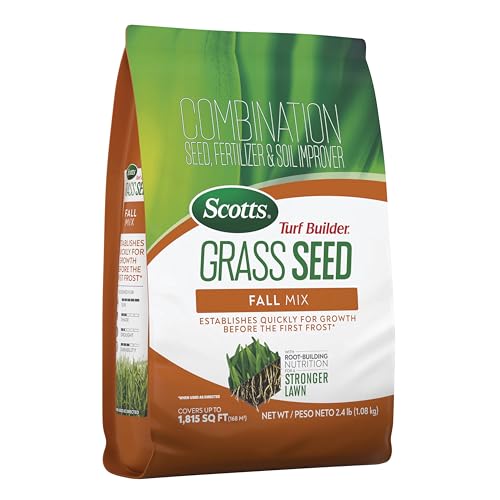 Scotts Turf Builder Grass Seed Fall Mix, 2.4 lbs. - size: 2.4 lb
