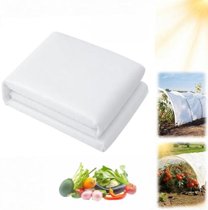 10x16.4 Ft Plant Sun Protection Cloth, Garden Non-Woven Plant Shade Cloth - size: 10 x 16.4Ft