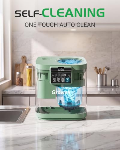 Growell 4L Electric Composter, Countertop Food Waste Machine,Compost Bin - color: Green