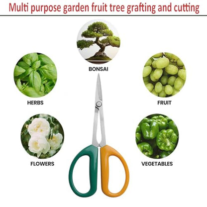Garden Scissors Stainless Steel Garden Bonsai Pruning Shears (Modern) - style: Modern