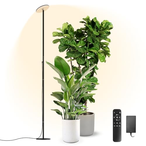 60W Tall Grow Light, 85” Full Spectrum Standing Plant Light