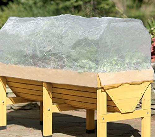 Agfabric Garden Netting 4'x10' Insect Pest Barrier Bird Netting for Garden Protection,Row Cover Mesh Netting for Vegetables Fruit Trees and Plants,White - size: 4'x10'
