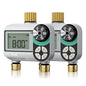 QUOBAS Brass Sprinkler Timer, 2 Pack Water Hose Timer for Garden Hose - size: Interval Program 2 Zone