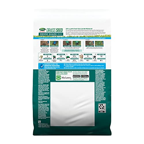 Scotts Turf Builder Grass Seed Dense Shade Mix, 2.4 lbs. - size: 2.4 lb.