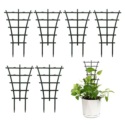 Feitore 6Pcs Indoor Plant Trellis for Climbing Plants Outdoor, Stackable