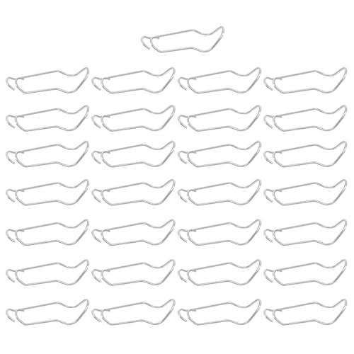 Yardwe Plant Climbing Support Buckle 50-Pack Adjustable Spring Clips for Garden Trellis Plant Clips for Climbing Plants Indoor Outdoor Stem Support Connecting Buckles