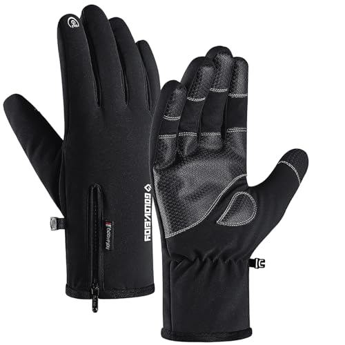 Y&R Direct Mens Winter Gloves -30℉Windproof Waterproof Touch Screen Gloves for Outdoor Work - size: X-Large