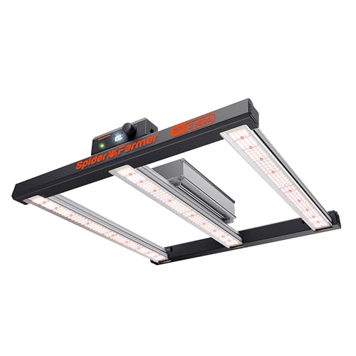 Spider Farmer G1500 150W Led Grow Lights for Indoor Plants, App Controlled - size: 2x2 Coverage, 150W