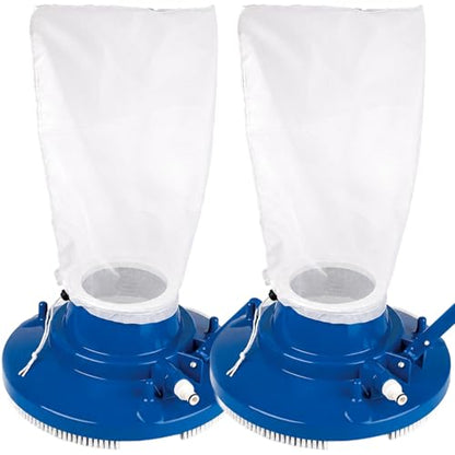 Aquatix Pro Premium Fine Mesh Bag Replacement with Pull & Lock Cord, 2pc