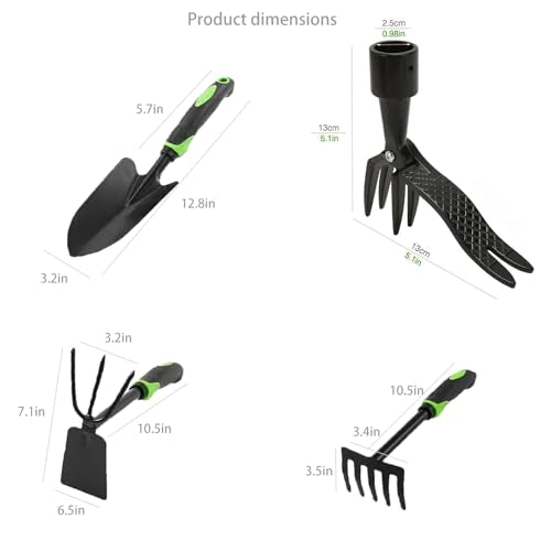 Gardening Tools,Weeding Tool,Garden Hand Tools,Garden/Crack/Patio/Potted Plant Weed Puller Tool,Stand Up Weed Puller Tool(4PCS) - style: 4pcs