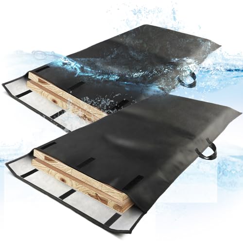 Table Leaf Storage Bag Padded 2 Pack, Adjustable Closure, 51x 28in - size: 51"×28''-2 Pack