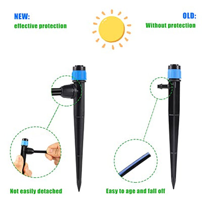 25 Pcs 360° Adjustable Drip Irrigation Spray Emitters - style: 25pcs-Blue 360 Degree Sprayer