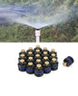 20pcs Atomizing Sprinkler Nozzle, 1/2 inch Garden Misting Emitters - color: Blue 20pcs1/2" misting nozzle
