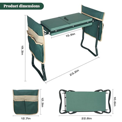 RAIN SPIRIT Garden Kneeler and Seat Gifts Foldable Gardening Stool
