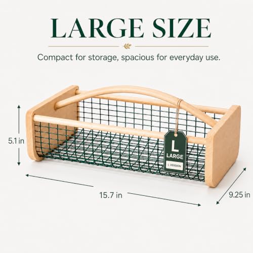 Large Garden Harvest Basket for Vegetables - size: Large