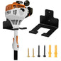 Wall-Mounted Weed Wacker Hanger, Garage Tool Organizer, 1 Pack black - color: Black 1 Pack
