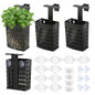 4 Pack Adjustable Aquarium Plant Holders, Hanging Hydroponic Baskets