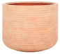 SAFAVIEH Outdoor - Nardo Terracotta Cement Ficonstone Planter Pot with Drainage Hole, Frost Resistant Garden Planter for Patio, Deck, Backyard, 22.83" W x 22.83" D x 18.11" H (PAT1531D) - color: Terracotta
