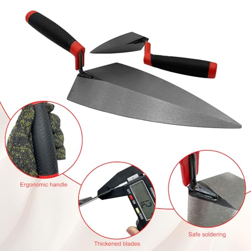 Concrete Tools 4pcs/Set, Masonry Hand Kit - size: Black-4pcs