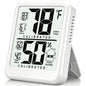 Antonki Room Thermometer Indoor Hygrometer, Temperature and Humidity Meter - color: White（ new version)
