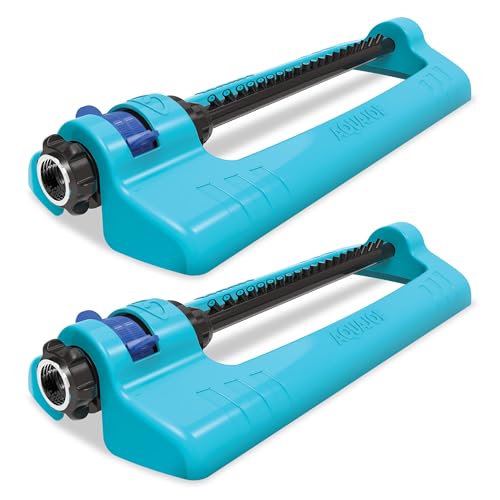 Aqua Joe Oscillating Lawn Sprinkler, 4400 Sq Ft, 2 Pack, SJI-OMS20