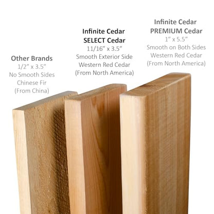 Infinite Cedar Select Cedar Raised Garden Bed (4' x 8' 14" H) - size: 4' x 8' x 14" H