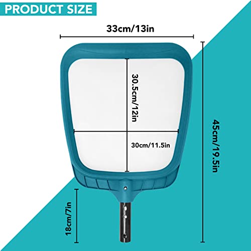 POOLWHALE Pool Leaf Skimmer, Pool Surface Cleaning Net (Pole Not Included) - size: Pool Skimmer