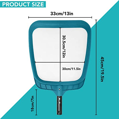 POOLWHALE Pool Leaf Skimmer, Pool Surface Cleaning Net (Pole Not Included) - size: Pool Skimmer