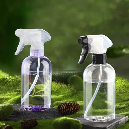 Spray Bottles 2Pack 10oz Plastic Squirt Bottles Water Spray Bottle - color: Dual-color