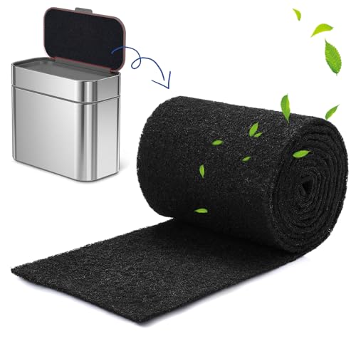 Reallnaive Square Compost Bin Charcoal Filter Sheets, Activated Carbon