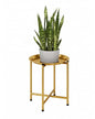 Bamworld Metal Plant Stand 15 (Gold) - color: Gold