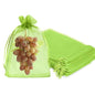 Fruit Protection Bags, Fetanten 8x12 in Mesh Drawstring Bag for Fruit Trees - size: 8 x 12 Inch 40pcs