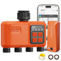 Smart WiFi Sprinkler Timer 4 Zone, Irrigation Controller for Garden Hose - style: 4 Outlet