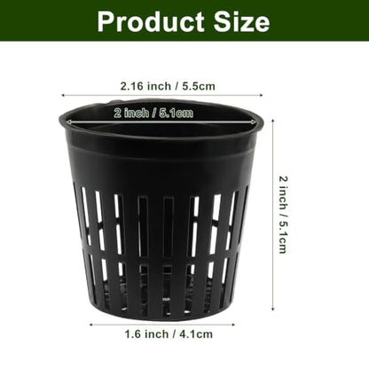 50 Pack 2 Inch Net Pots for Hydroponics