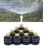 10pcs Atomizing Sprinkler Nozzle, 1/2 inch Garden Misting Emitters - color: Blue 10pcs 1/2" misting nozzle
