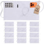 Utopia Wear Server Waist Aprons 12 Pack with 3 Pockets for Men and Women - color: White
