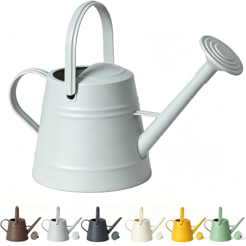1 Gallon Watering Can for Plants - color: Light Gray