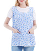 Nanxson Cobbler Aprons for Women with Pockets Smock Apron with Buttons - color: Blue, size: Small