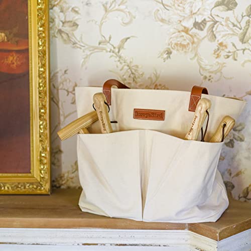 Garden Tool Bag, Canvas Garden Tote With Pockets for Gardening