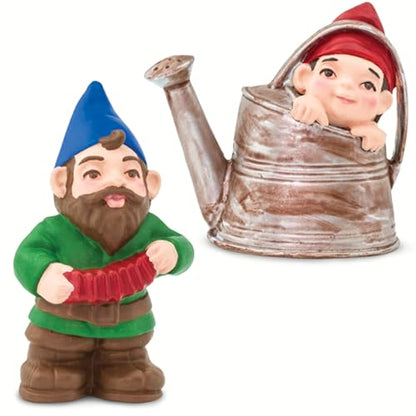 Safari Ltd. Gnome Family TOOB, 6 Mini Figurines, Garden Gnomes and Fairy Garden Accessories, Whimsical Fantasy Figures, Kids Toy Set and Collector Gift, Ages 3+
