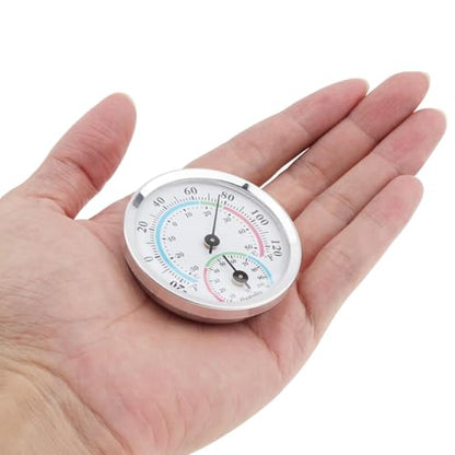 1pc Portable 2-in-1 Thermometer and Hygrometer, Mechanical Temp Humidity Meter for Greenhouse Home Office Garden, Wall Mount or Desktop
