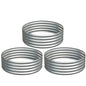 3PCS 3x3x1FT Galvanized Metal Raised Garden Bed,Outdoor Planter Box for Vegetables - size: 3x3x1(3PCS)
