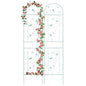 2 Pack 86.5" x 19.7" Metal Garden Trellis for Climbing Plants, Green - color: 2 Pack - Arched - 86.5" x 19.7"-Green